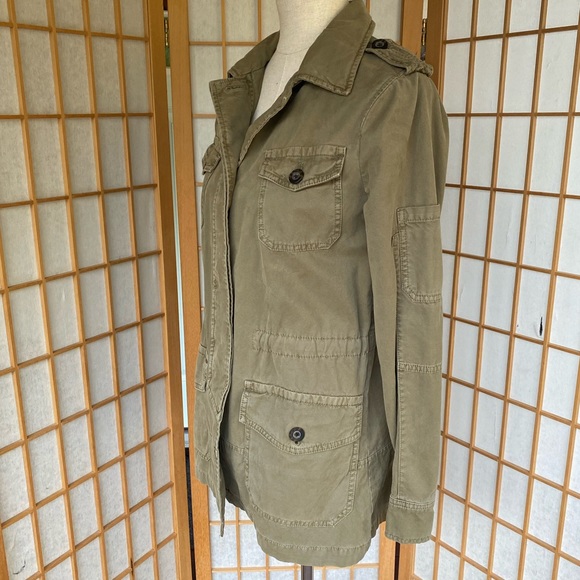 Banana Republic Green Utility Jacket SZ S - Picture 9 of 12